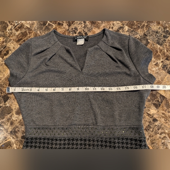 5/%25 VENUS Dress with Bedazzled Waist Line - Picture 7 of 10